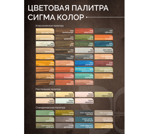Приобрести МАСЛО С ТВЕРДЫМ ВОСКОМ «СИГМА-ДЕКОР ПРЕМИУМ» в Димитровграде, Ульяновская область